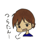 感情豊かな大学生スタンプ（個別スタンプ：9）