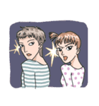 A-chu ＆ A-pai（個別スタンプ：36）