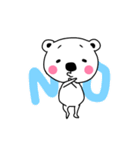 日常で使える＊しろくまスタンプ（個別スタンプ：3）