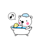 日常で使える＊しろくまスタンプ（個別スタンプ：16）