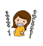 私。。。あゆみデス。（個別スタンプ：19）