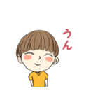 ボブっ子（個別スタンプ：2）