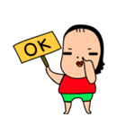 Miss Bean is a big head（個別スタンプ：4）