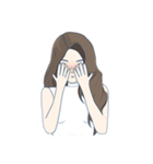 alone all the time（個別スタンプ：15）