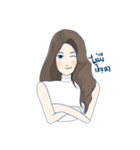 alone all the time（個別スタンプ：16）