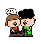 とんちゃんとピッケ（個別スタンプ：14）