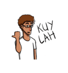 Swag Afro（個別スタンプ：14）