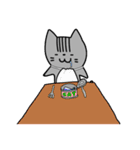 のんきな猫 ぺろ（個別スタンプ：17）