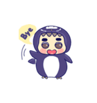 Happy PenguinDeDe（個別スタンプ：2）