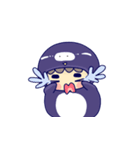 Happy PenguinDeDe（個別スタンプ：5）