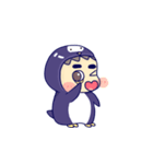 Happy PenguinDeDe（個別スタンプ：36）