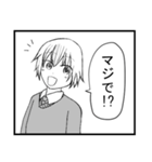 先輩と私の日常～エプロン編～（個別スタンプ：19）
