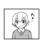 先輩と私の日常～エプロン編～（個別スタンプ：21）