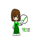 Mrs.Cocoa is very kind（個別スタンプ：14）