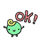 ほんわかグリーンピースな家族（個別スタンプ：4）