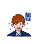 fashionble businessman（個別スタンプ：8）