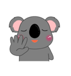 Little Koala sticker(eng)（個別スタンプ：4）