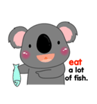 Little Koala sticker(eng)（個別スタンプ：6）