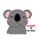 Little Koala sticker(eng)（個別スタンプ：18）