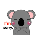 Little Koala sticker(eng)（個別スタンプ：21）