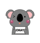 Little Koala sticker(eng)（個別スタンプ：27）