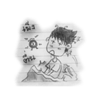 Tabo-Comic : Student's Life（個別スタンプ：1）
