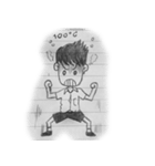 Tabo-Comic : Student's Life（個別スタンプ：14）