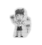 Tabo-Comic : Student's Life（個別スタンプ：17）
