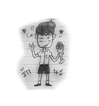 Tabo-Comic : Student's Life（個別スタンプ：25）