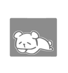 white bear ＆ people（個別スタンプ：32）