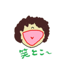 くせっ毛クルルン 今の気持ち（個別スタンプ：25）