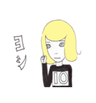 10 woman（個別スタンプ：2）