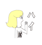 10 woman（個別スタンプ：3）