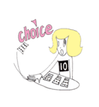 10 woman（個別スタンプ：9）
