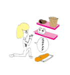 10 woman（個別スタンプ：22）