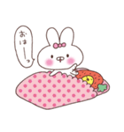 ファンシーうさこ モモ（個別スタンプ：1）