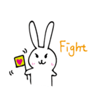 うさぎさんのEnglish 3（個別スタンプ：2）