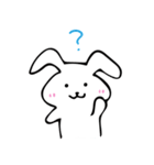 うさぎさんのEnglish 3（個別スタンプ：7）