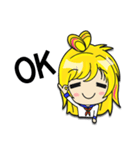 MoeGirl ＆ PigRabbit（個別スタンプ：3）
