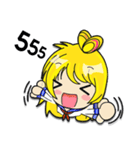 MoeGirl ＆ PigRabbit（個別スタンプ：6）