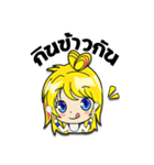 MoeGirl ＆ PigRabbit（個別スタンプ：7）