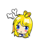 MoeGirl ＆ PigRabbit（個別スタンプ：9）