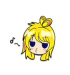 MoeGirl ＆ PigRabbit（個別スタンプ：12）