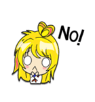 MoeGirl ＆ PigRabbit（個別スタンプ：16）