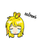 MoeGirl ＆ PigRabbit（個別スタンプ：24）