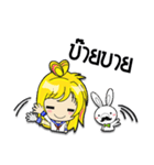 MoeGirl ＆ PigRabbit（個別スタンプ：40）