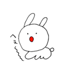 ちょっぴりへたっぴなうさぎ（個別スタンプ：8）