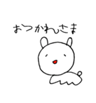 ちょっぴりへたっぴなうさぎ（個別スタンプ：11）