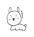 ちょっぴりへたっぴなうさぎ（個別スタンプ：17）
