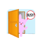 Hello！ I'm Pinky Moss（個別スタンプ：28）